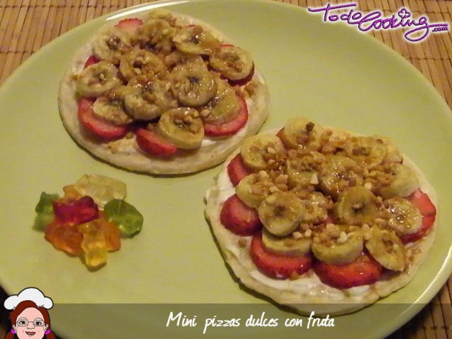 Mini Pizzas Dulces Con Frutas