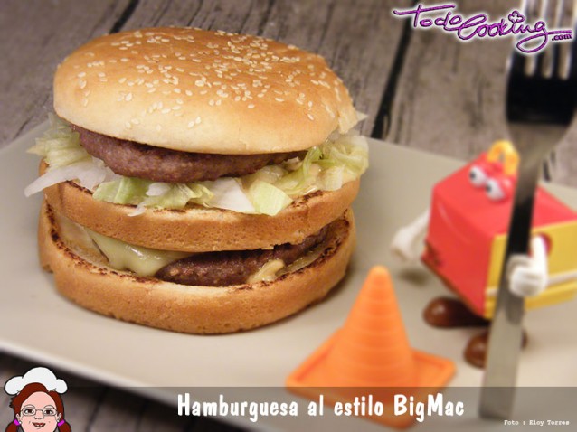Hamburguesa Al Estilo Big Mac