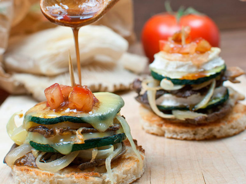 Montaditos de calabacín recetas para un menú de semana santa