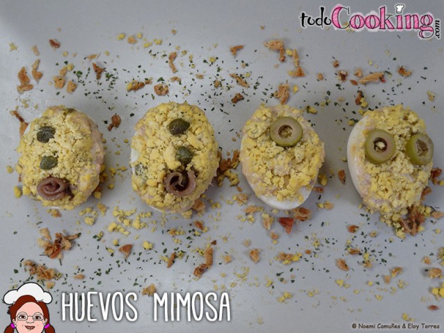 2 Recetas De Huevos Rellenos Mimosa