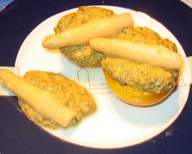 ##Melocotones-rellenos-con-crema-de-mejillones-y-aceitunas-negras