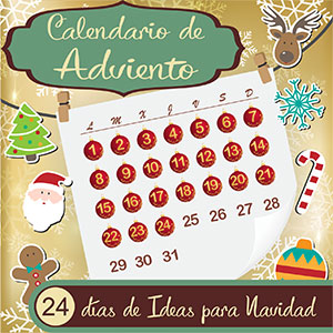 Logo calendario de adviento bloguero