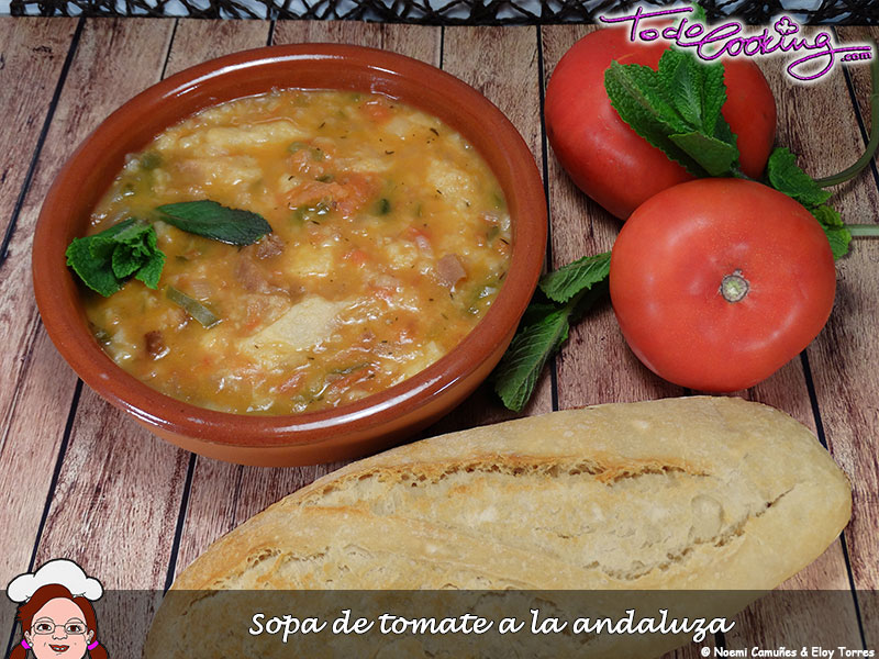Sopa de tomate a la andaluza