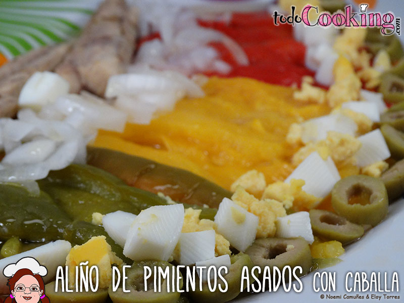 Aliño de pimientos asados