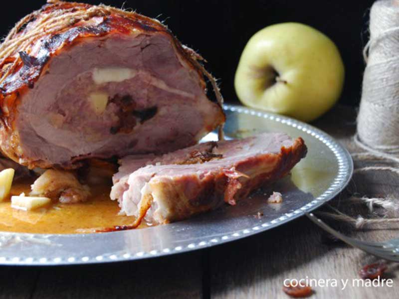 lomo-relleno-queso-manzana-pasas-cocineraymadre