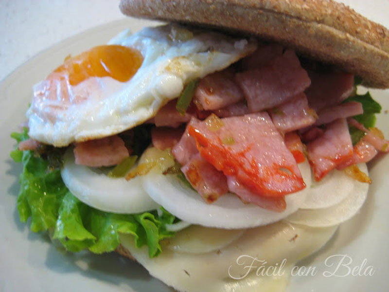 ##Sandwich-Lomo-100%-Integral sándwiches y bocadillos