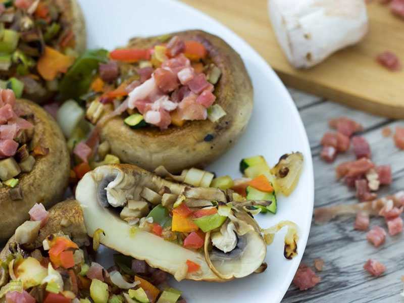 champinones-rellenos verduras y hortalizas