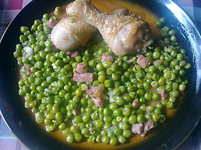 ##Guisantes con pollo recetas con legumbres