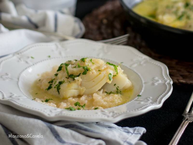 ##Bacalao-encebollado