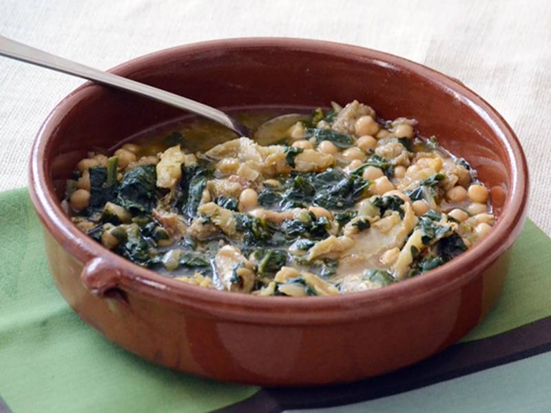 ##Potaje-de-garbanzos-con-bacalao recetas sabrosas con bacalao