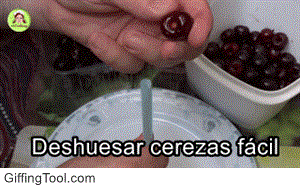 Deshuesar Cerezas