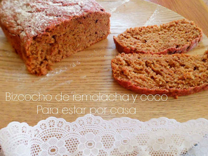 ##Bizcocho de remolacha y coco (12 delicias sin lactosa)