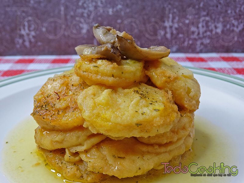 Patatas a la importancia con setas