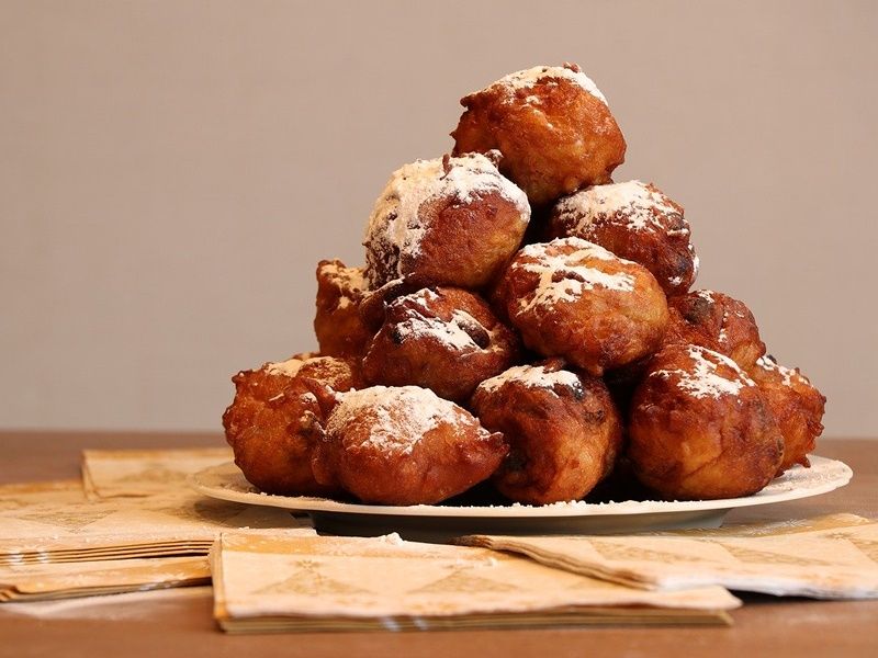 dulces fritos a porrón